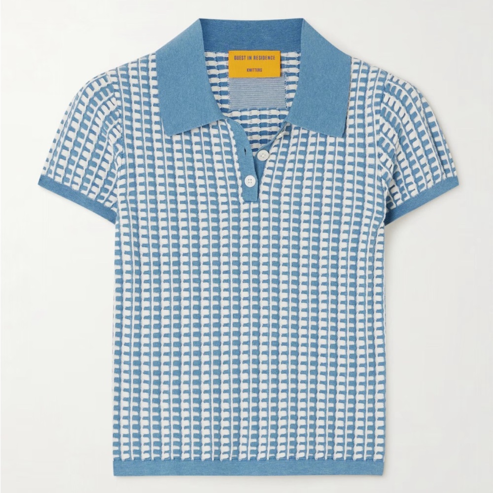 Guest in Residence Gingham Polo